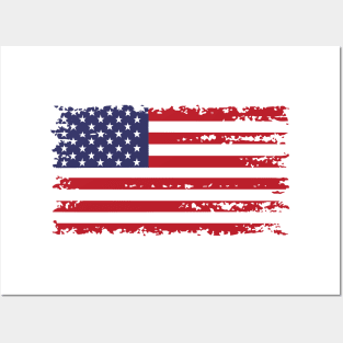 flag usa united states flag american Posters and Art
